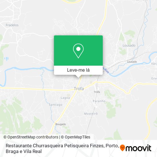 Restaurante Churrasqueira Petisqueira Finzes mapa