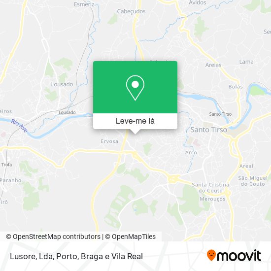 Lusore, Lda mapa