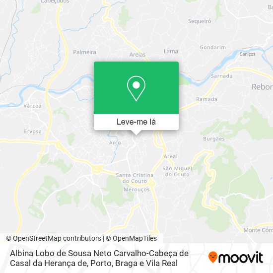 Albina Lobo de Sousa Neto Carvalho-Cabeça de Casal da Herança de mapa