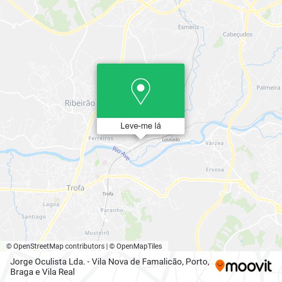Jorge Oculista Lda. - Vila Nova de Famalicão mapa