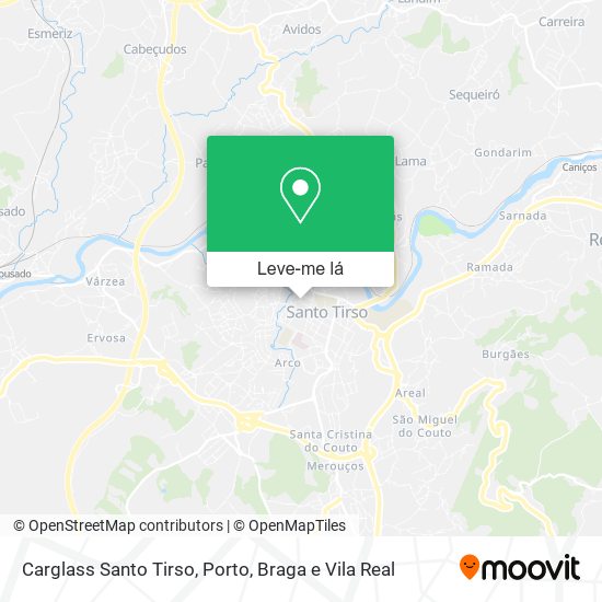 Carglass Santo Tirso mapa