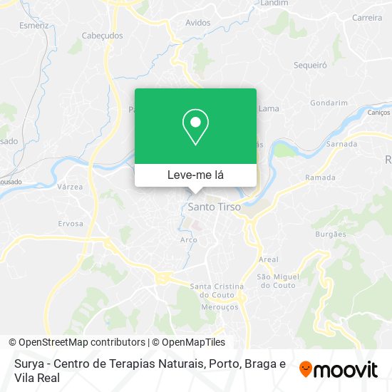 Surya - Centro de Terapias Naturais mapa