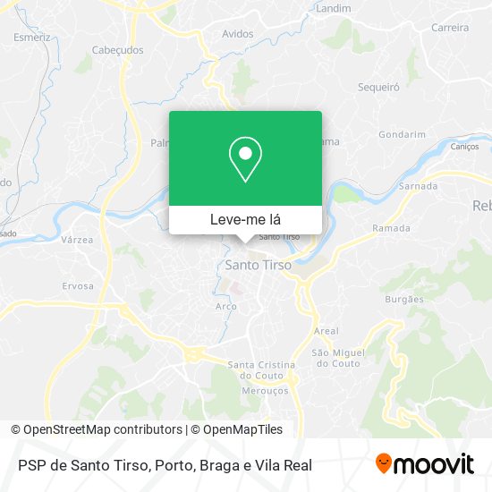 PSP de Santo Tirso mapa