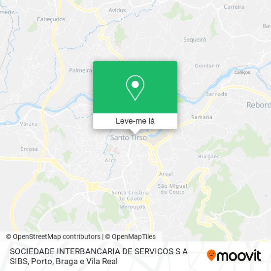 SOCIEDADE INTERBANCARIA DE SERVICOS S A SIBS mapa