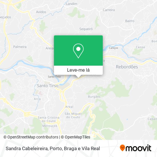 Sandra Cabeleireira mapa