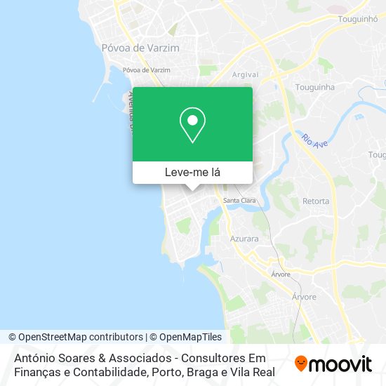 António Soares & Associados - Consultores Em Finanças e Contabilidade mapa