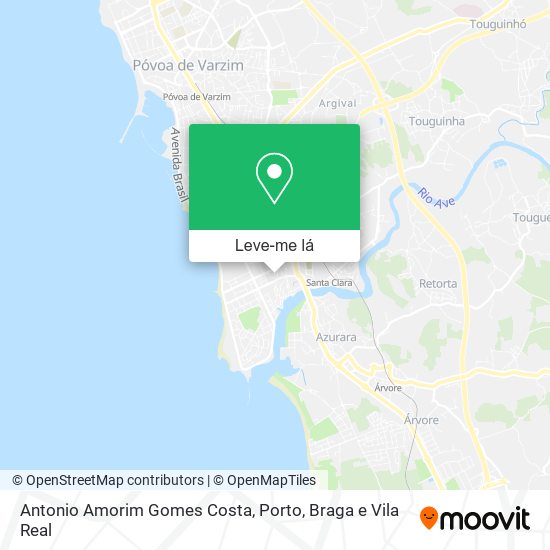 Antonio Amorim Gomes Costa mapa