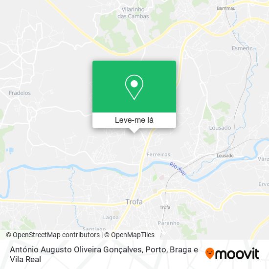 António Augusto Oliveira Gonçalves mapa