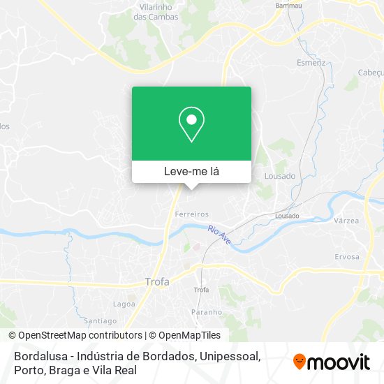 Bordalusa - Indústria de Bordados, Unipessoal mapa