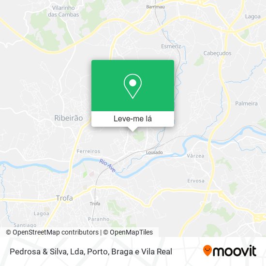 Pedrosa & Silva, Lda mapa