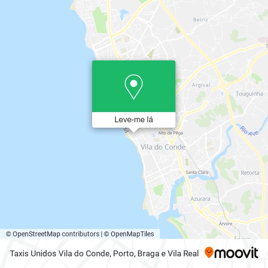 Taxis Unidos Vila do Conde mapa