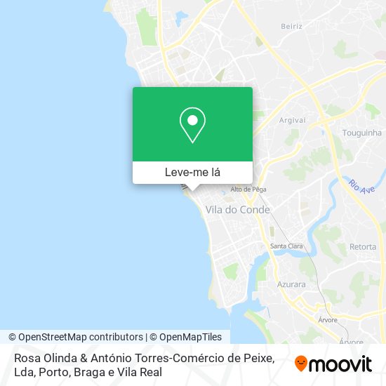Rosa Olinda & António Torres-Comércio de Peixe, Lda mapa