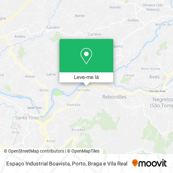 Espaço Industrial Boavista mapa