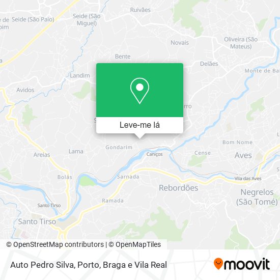 Auto Pedro Silva mapa
