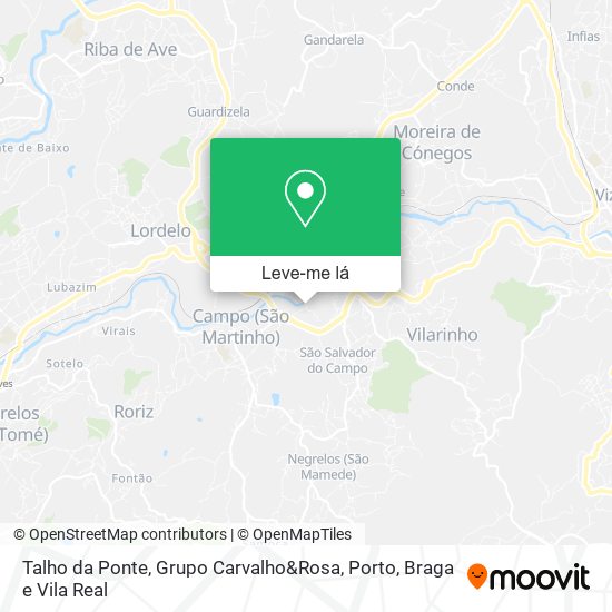 Talho da Ponte, Grupo Carvalho&Rosa mapa