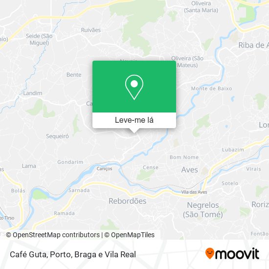 Café Guta mapa