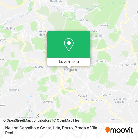 Nelson Carvalho e Costa, Lda mapa