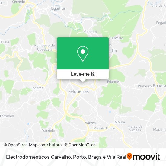 Electrodomesticos Carvalho mapa