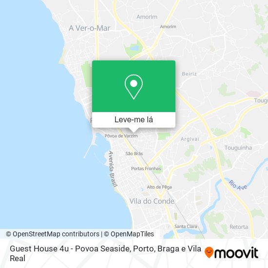 Guest House 4u - Povoa Seaside mapa
