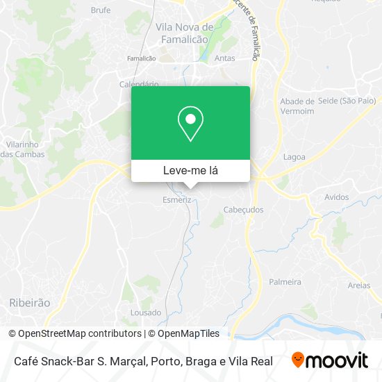 Café Snack-Bar S. Marçal mapa