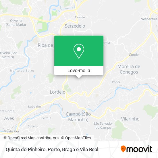 Quinta do Pinheiro mapa