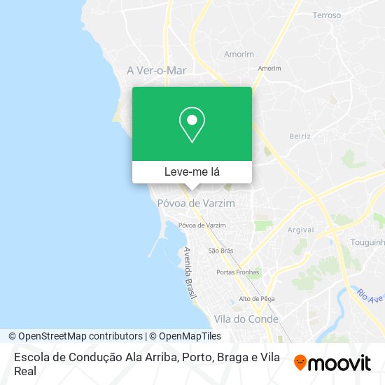 Escola de Condução Ala Arriba mapa