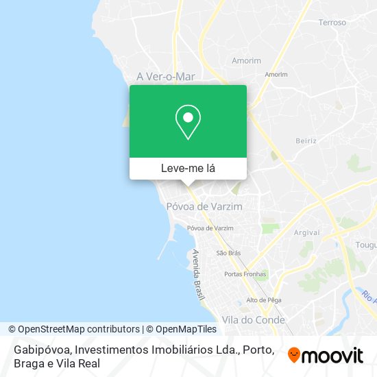 Gabipóvoa, Investimentos Imobiliários Lda. mapa