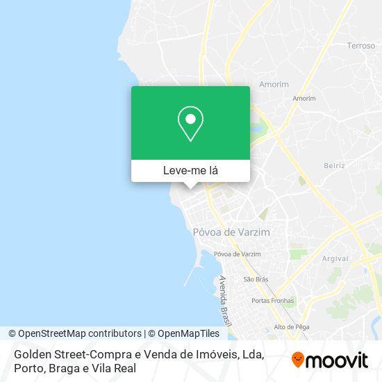 Golden Street-Compra e Venda de Imóveis, Lda mapa