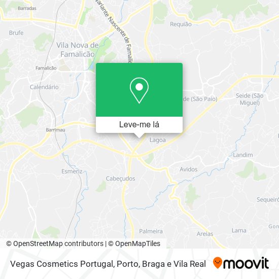 Vegas Cosmetics Portugal mapa