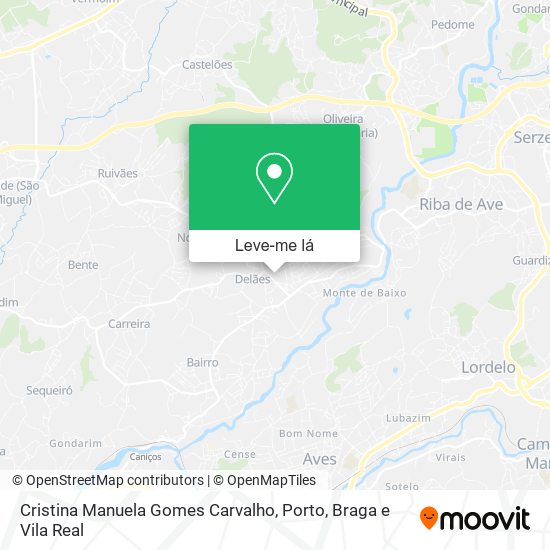 Cristina Manuela Gomes Carvalho mapa