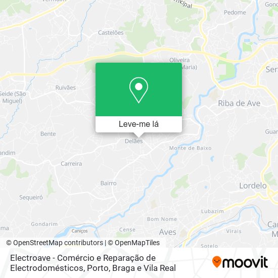 Electroave - Comércio e Reparação de Electrodomésticos mapa