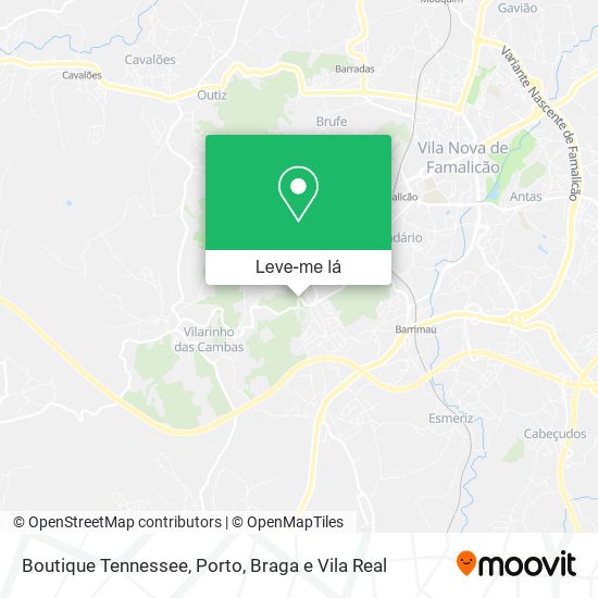 Boutique Tennessee mapa