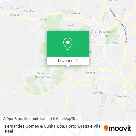 Fernandes Gomes & Cunha, Lda mapa