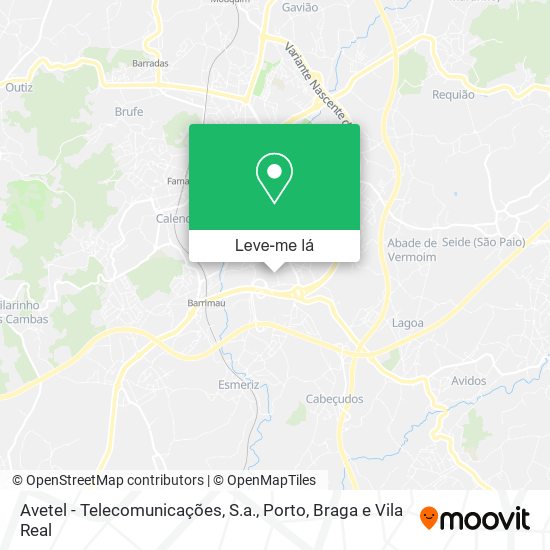 Avetel - Telecomunicações, S.a. mapa
