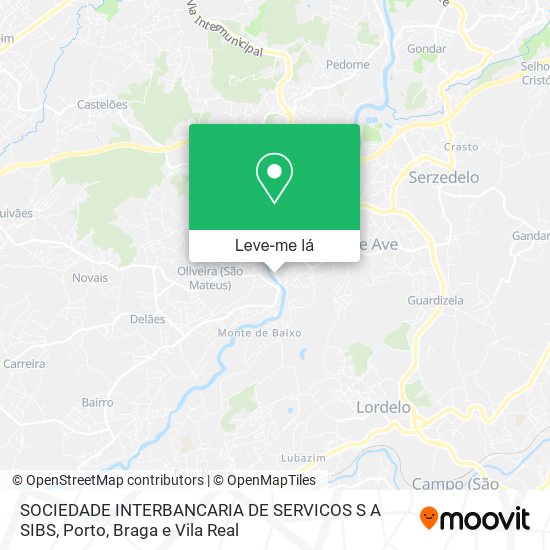 SOCIEDADE INTERBANCARIA DE SERVICOS S A SIBS mapa