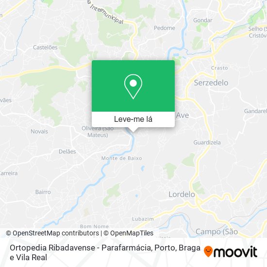 Ortopedia Ribadavense - Parafarmácia mapa