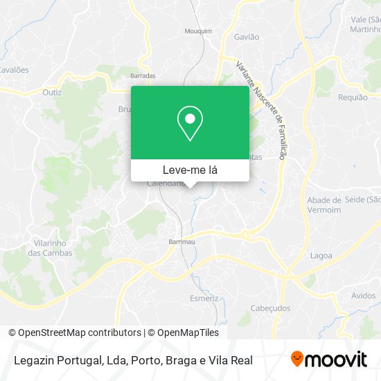 Legazin Portugal, Lda mapa