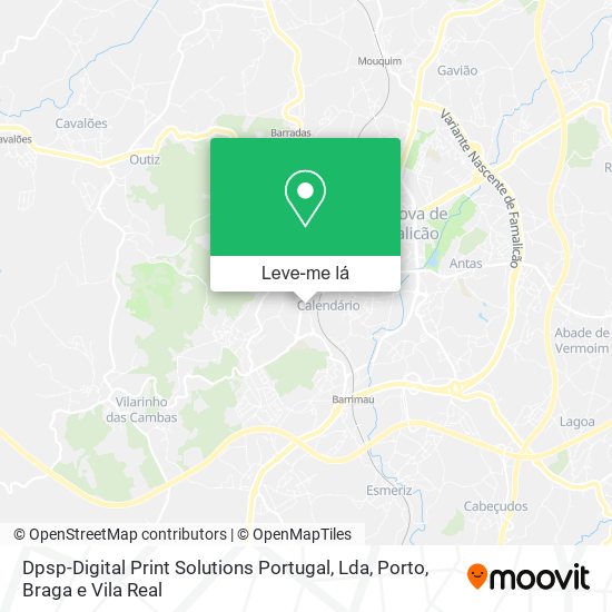 Dpsp-Digital Print Solutions Portugal, Lda mapa