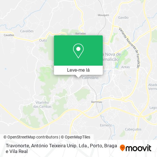 Travonorte, António Teixeira Unip. Lda. mapa