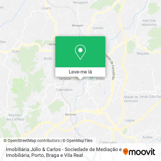 Imobiliária Júlio & Carlos - Sociedade de Mediação e Imobiliária mapa