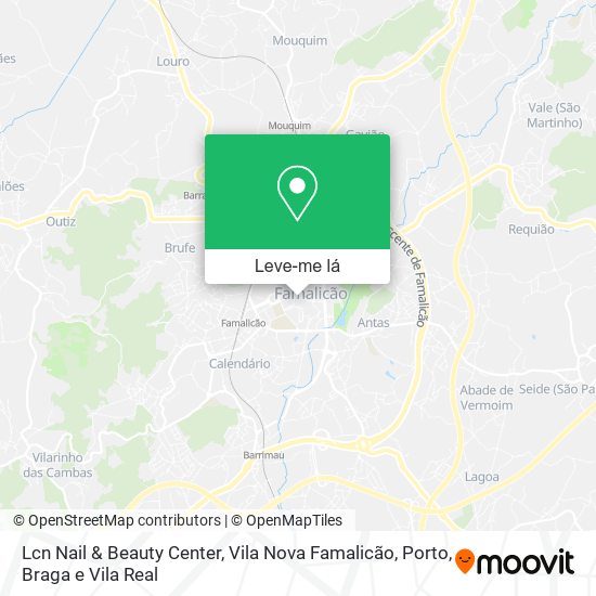 Lcn Nail & Beauty Center, Vila Nova Famalicão mapa
