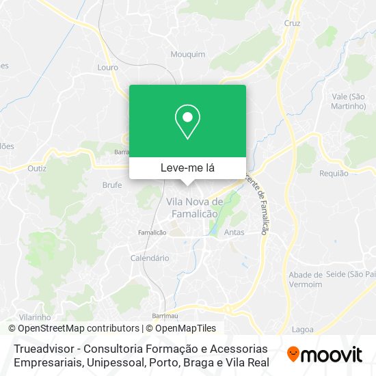 Trueadvisor - Consultoria Formação e Acessorias Empresariais, Unipessoal mapa
