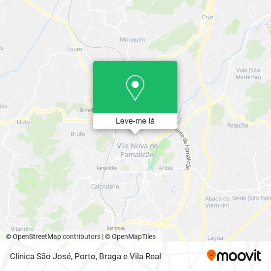 Clínica São José mapa