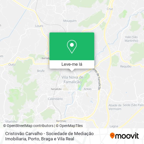 Cristovão Carvalho - Sociedade de Mediação Imobiliaria mapa