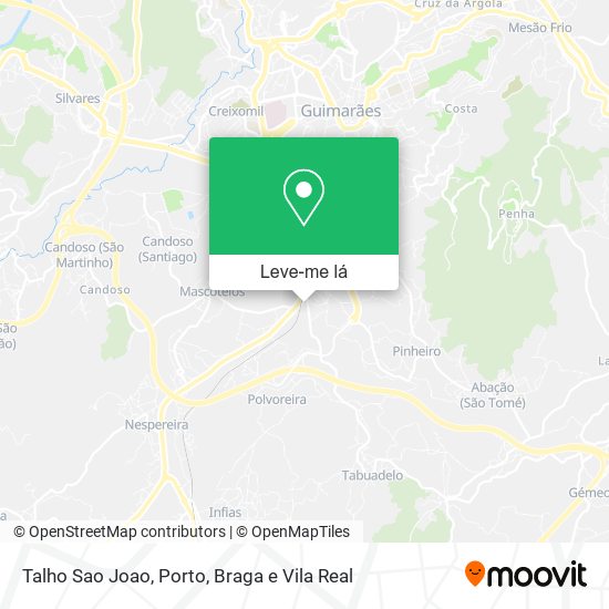 Talho Sao Joao mapa