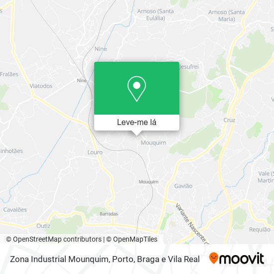 Zona Industrial Mounquim mapa