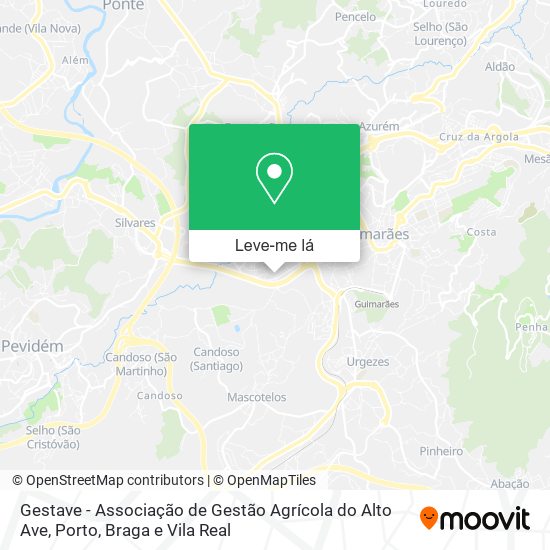 Gestave - Associação de Gestão Agrícola do Alto Ave mapa