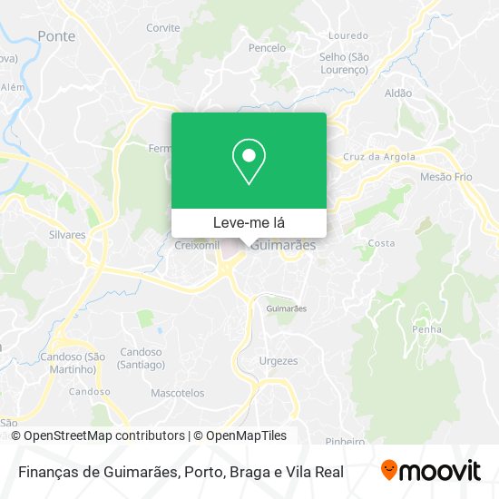 Finanças de Guimarães mapa