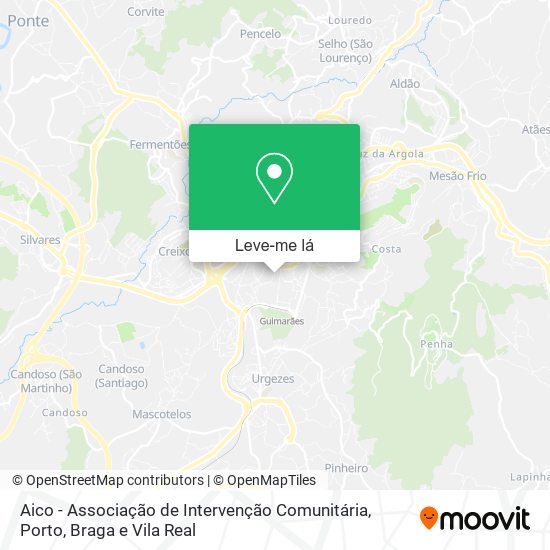 Aico - Associação de Intervenção Comunitária mapa