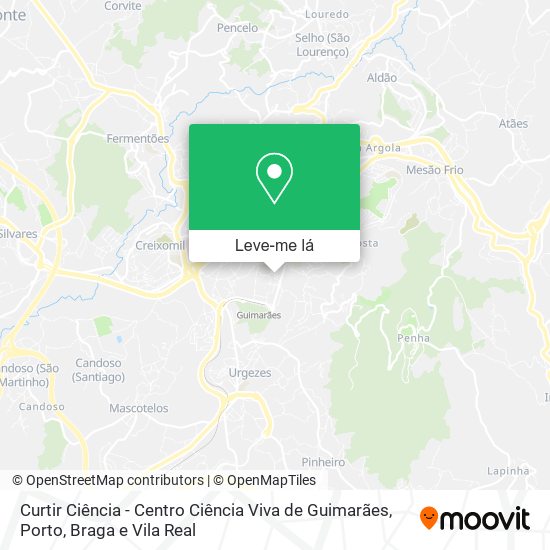 Curtir Ciência - Centro Ciência Viva de Guimarães mapa